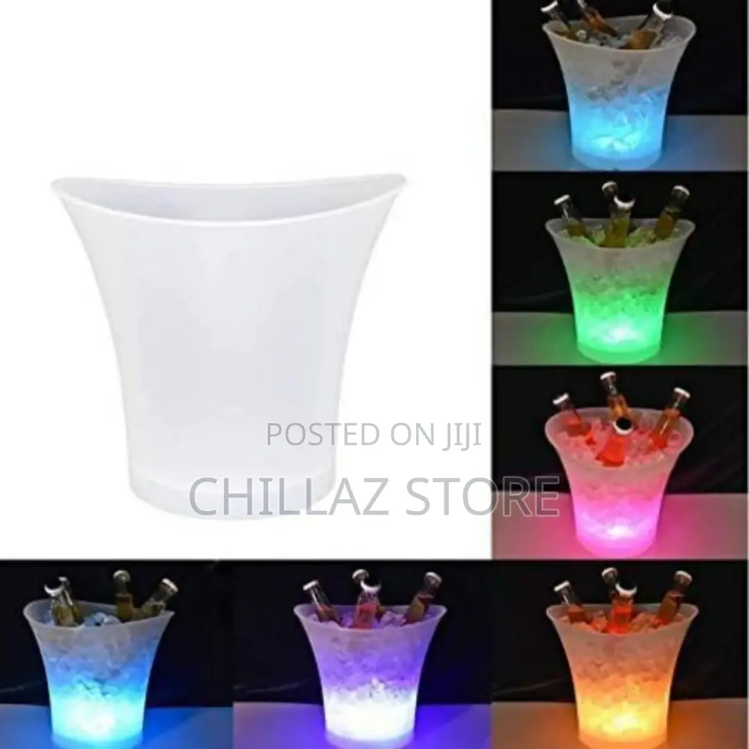 5L Led Ice Bucket Color Changing Plastic