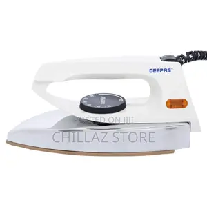 Geepas GDI7729 Dry Iron With Non-Stickteflon Coated Plate