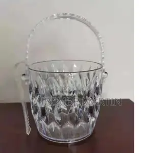 Glass Ice Bucket.
