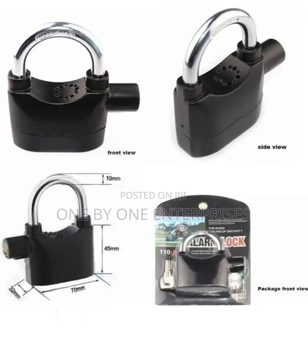 Alarm Security Padlock