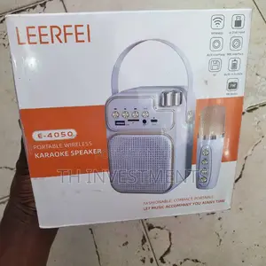 Portable Wireless Karaoke Speaker With Microphone.