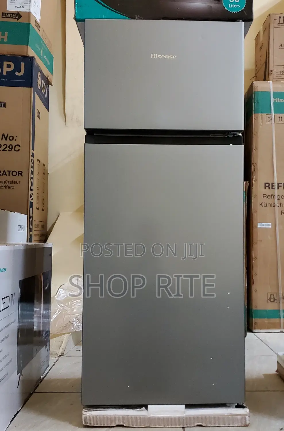 New Hisense 160litres Double Door Refrigerator