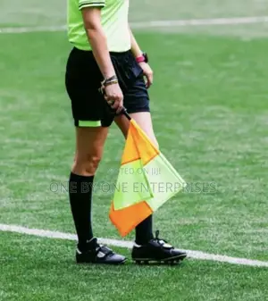Football Referee Flag Pro Set Assistant Linesman