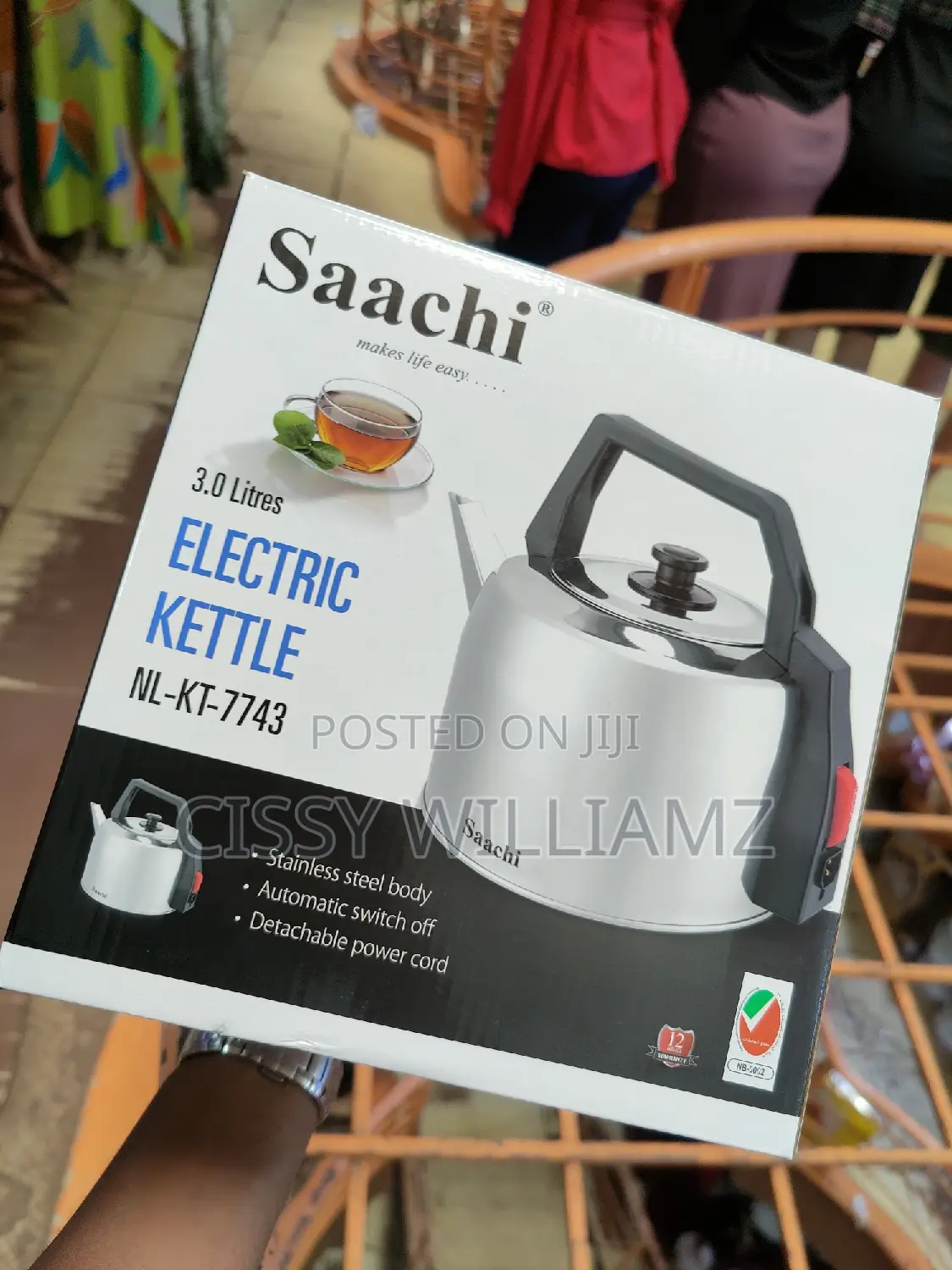 Saachi 3l Kettle/Saachi Electric Kettle/Saachi Water Kettle