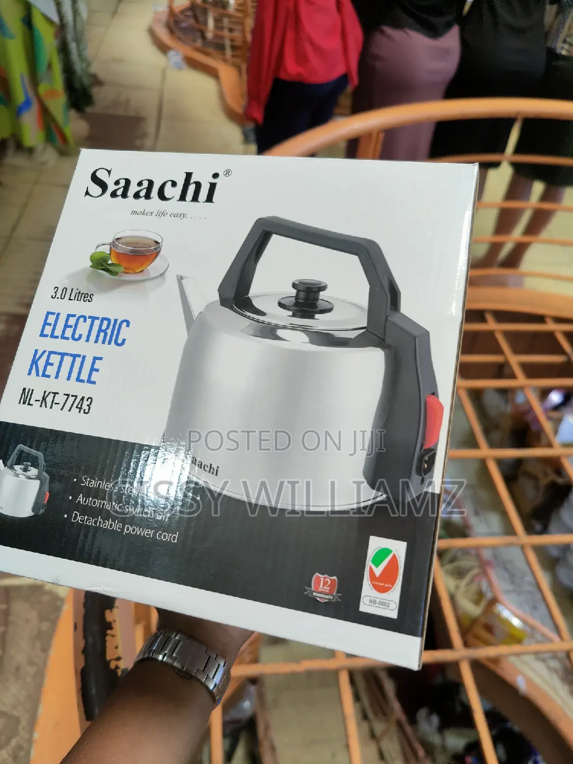 Saachi Electric Kettle 3l/Saachi Electric Kettle/Saachi