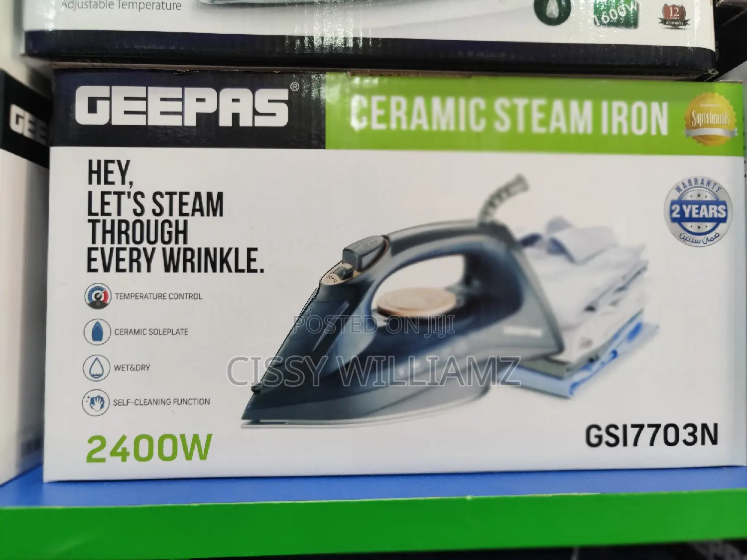 Ceramic Steam Iron/Geepas Steam Iron/Steam Iron