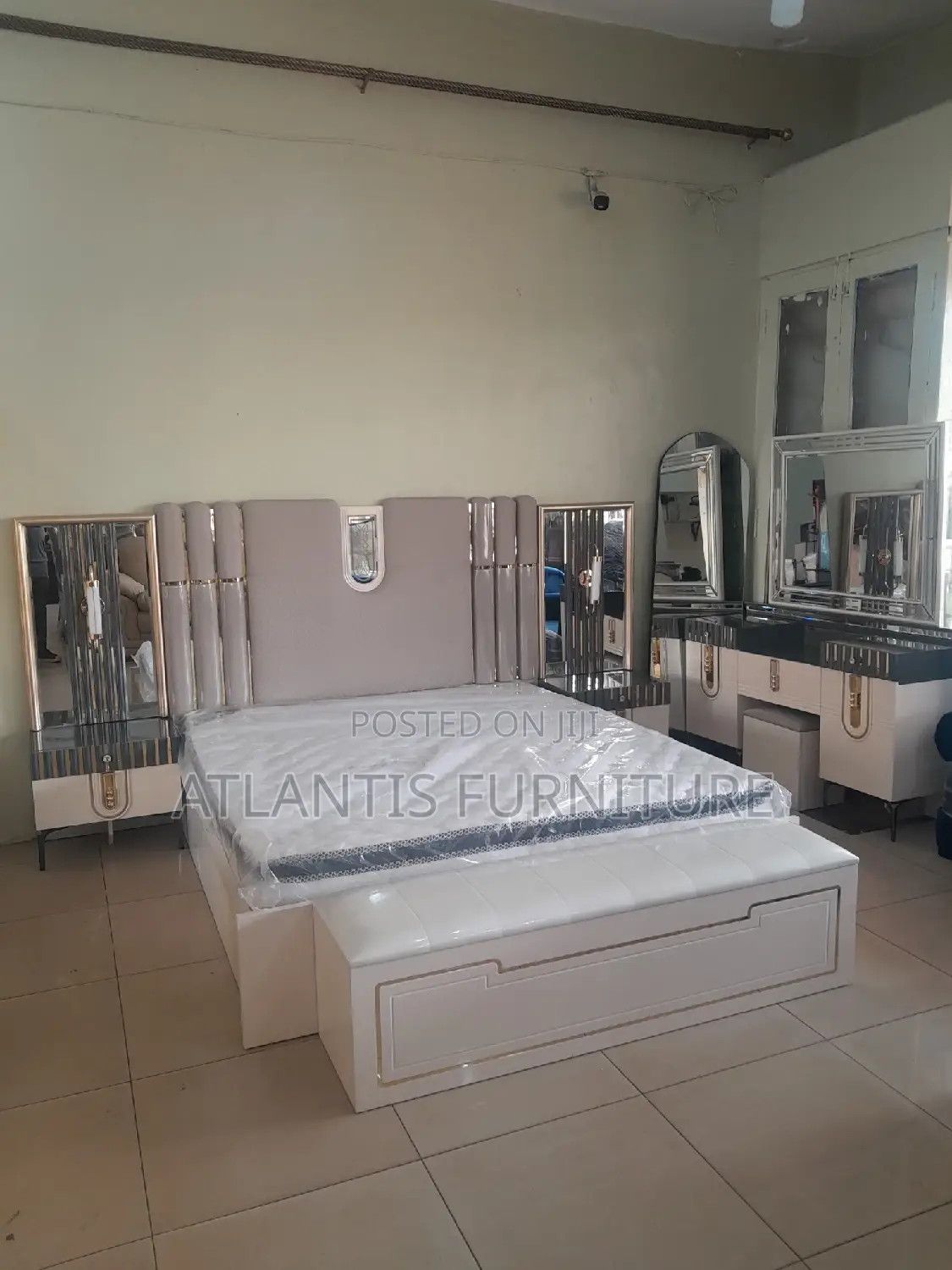 A Set Bedroom Bed
