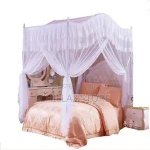 Luxurious Curved Mosquito Net With Poles