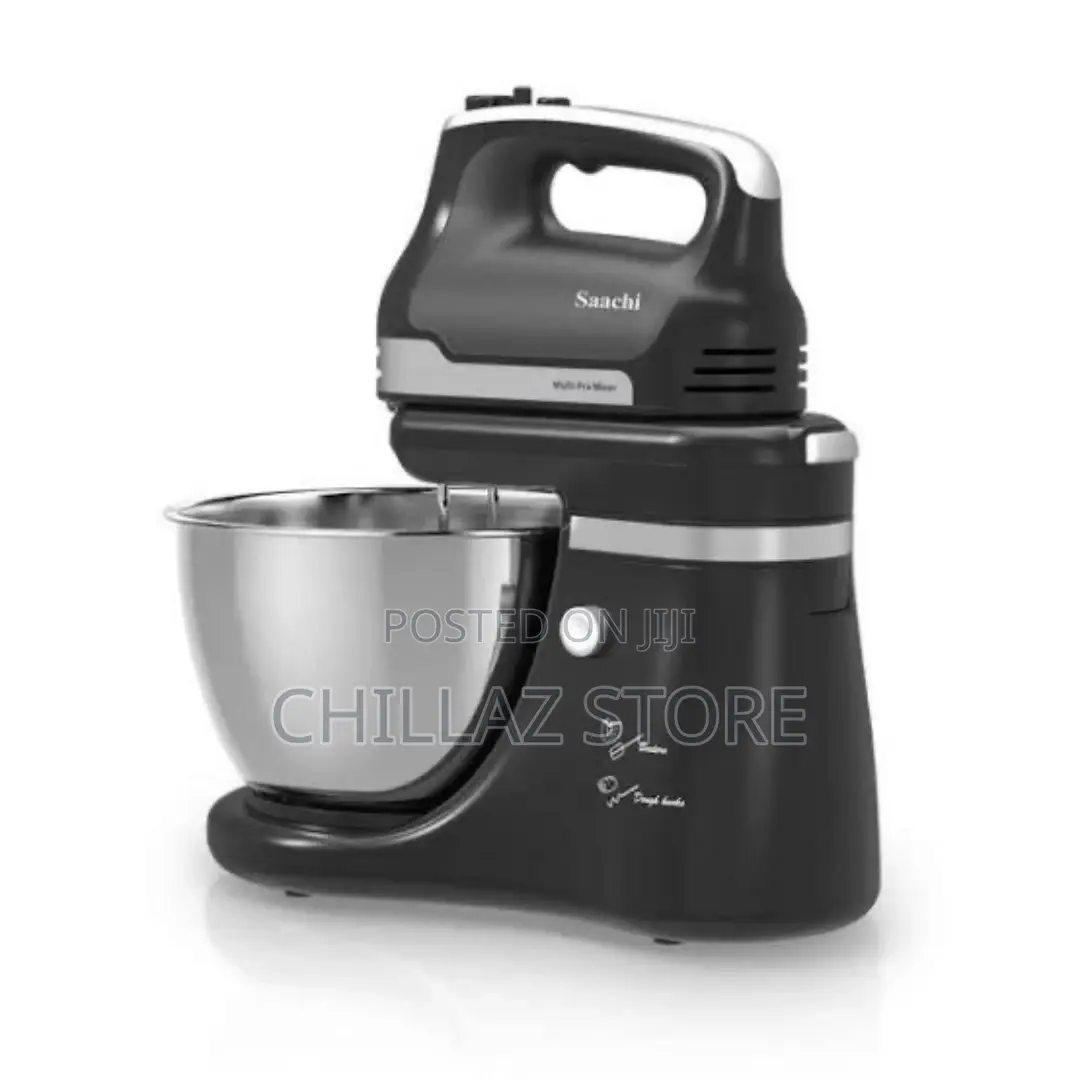 Saachi NL-HM-4173 4.5 Litre Stand/Hand Mixer – Silver,