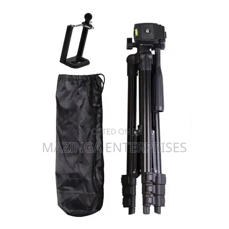 Height Adjustable Phone Tripod Stand and Holder