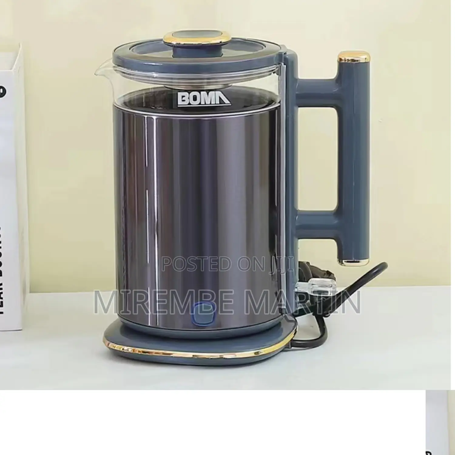 Boma Electric Portable Glass Kettle.
