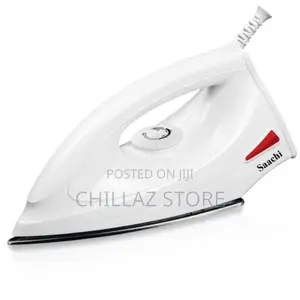 Saachi Dry Iron NL-IR151-WH With a Stainless Steel Soleplate
