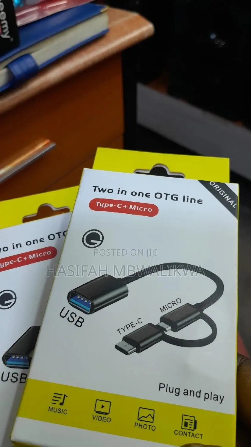 2 in 1 OTG Line - Type C + Micro