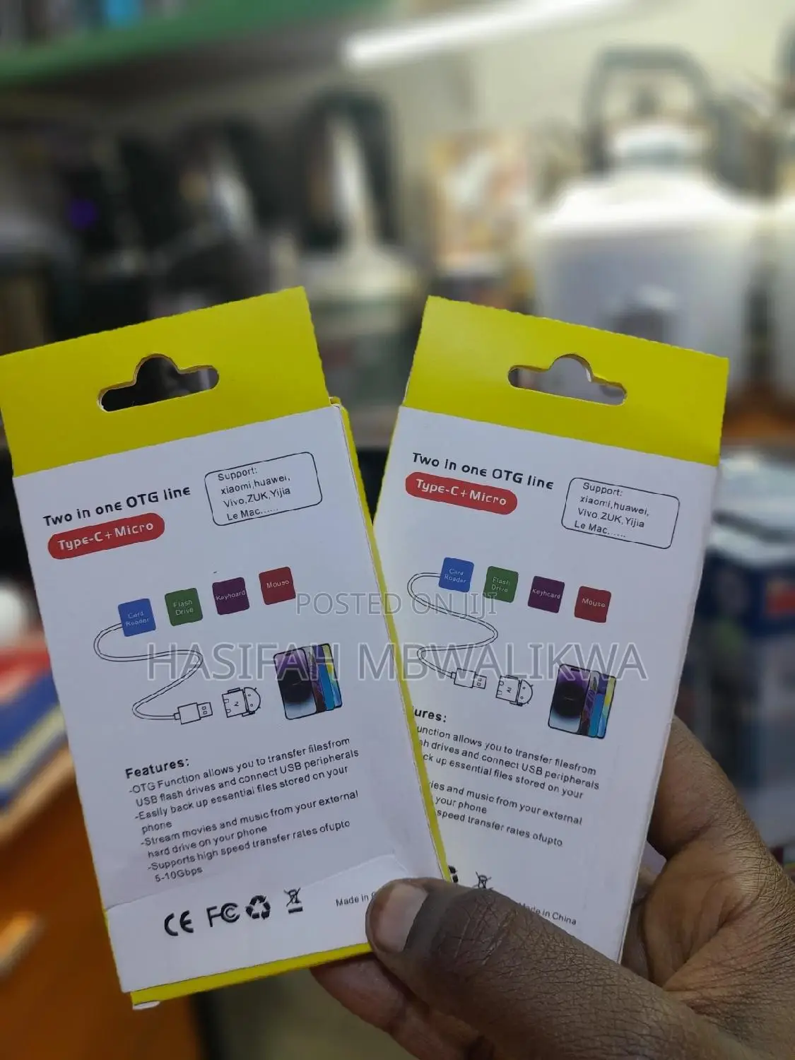 2 in 1 OTG Line - Type C + Micro
