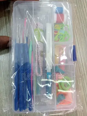 Crochet Hook Knitting Needle Set With Case
