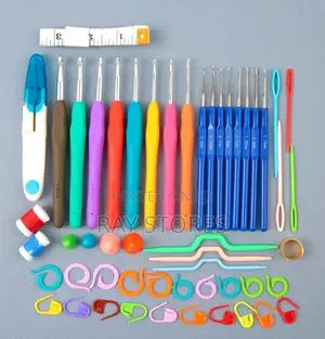 Crochet Hook Knitting Needle Set With Case