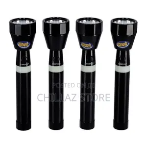 Geepas Torch 4pcs Rechargeable LED Flashlight