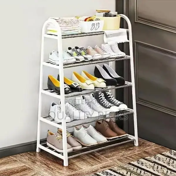 Brand Metallic Shoe Rack