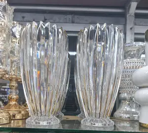 Crystal Glass Floral Vase