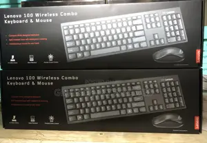 Lenovo 100 Original Wireless Keyboard and Mouse