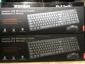 Lenovo 100 Original Wireless Keyboard and Mouse