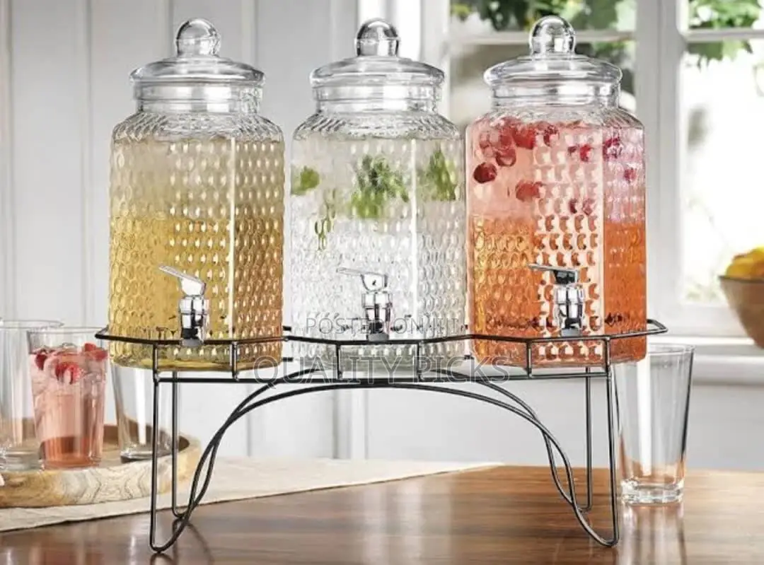 Glass Juice Dispenser