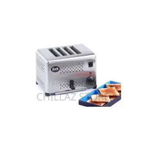 Commercial Automatic Electric Pop Up Bread Toaster 4 Slicer
