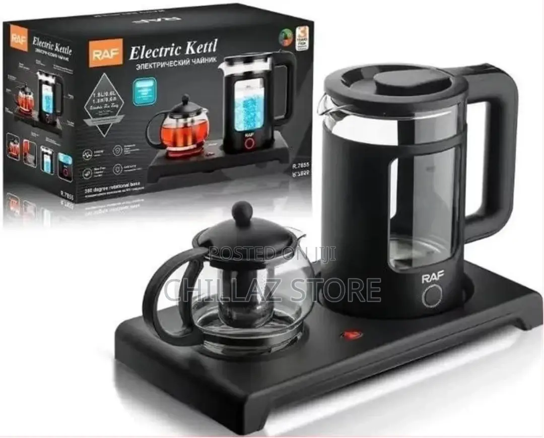 RAF Electric Kettle With Turkish Teapot European