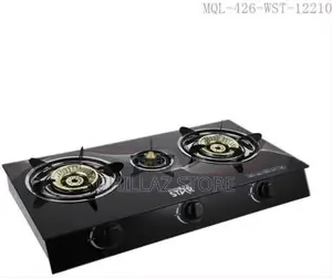 Winningstar Deluxe 3-Burner Glass Gas Stove