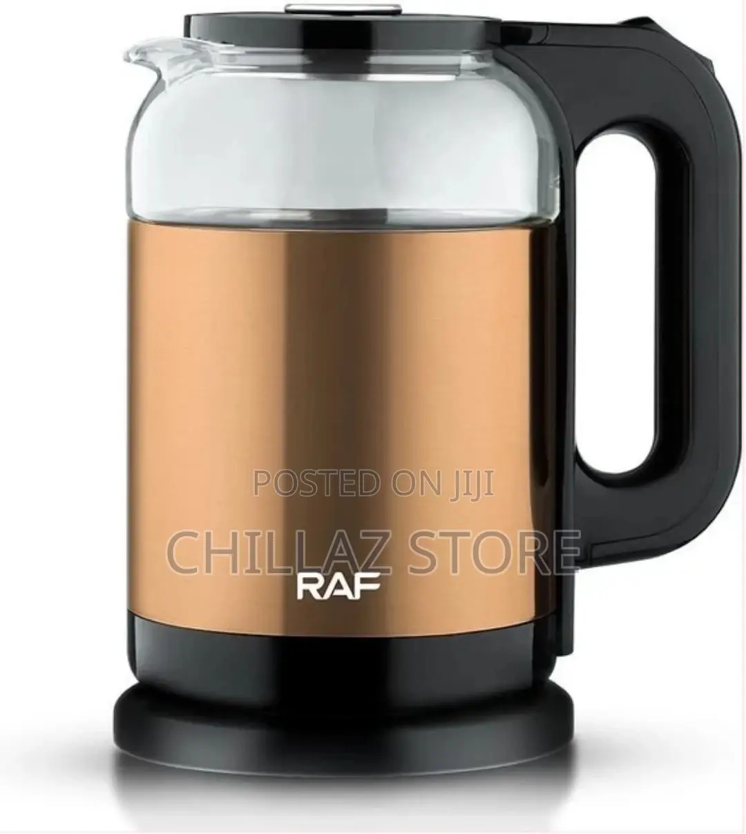 RAF 2 Litre Electric Glass Kettle With Blue LED Light