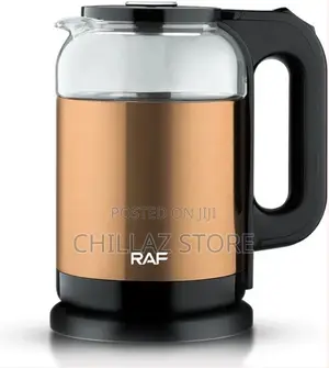 RAF 2 Litre Electric Glass Kettle With Blue LED Light