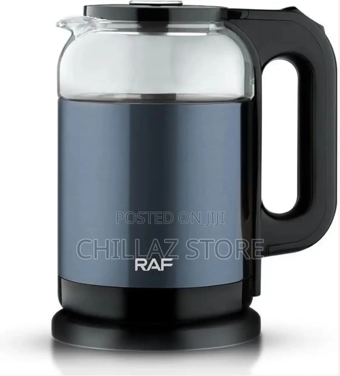 RAF 2 Litre Electric Glass Kettle With Blue LED Light