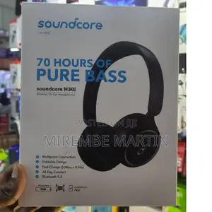 Soundcore by Anker H30i Bluetooth Pure Bass Headphones.