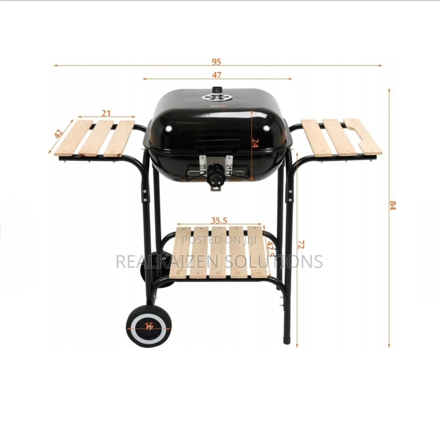 Poland LUND Stainless Steel Charcoal Barbecue Grill