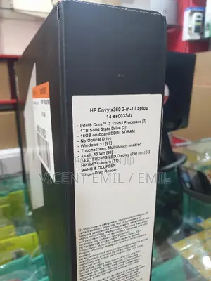 New Laptop HP Envy 14 16GB Intel Core I7 SSD 1T