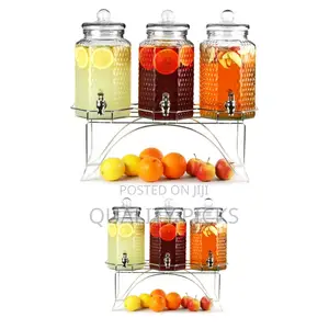 Brand Glass Juice Dispenser
