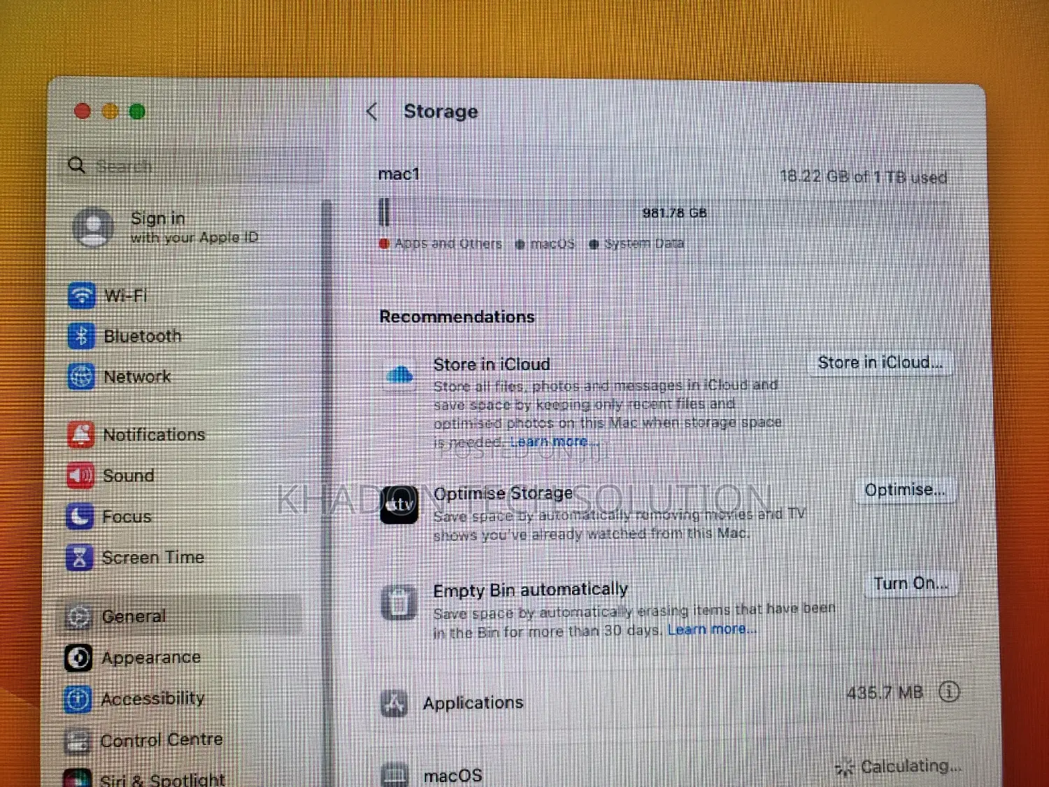 Desktop Computer Apple iMac 8GB Intel Core I5 SSD 1T