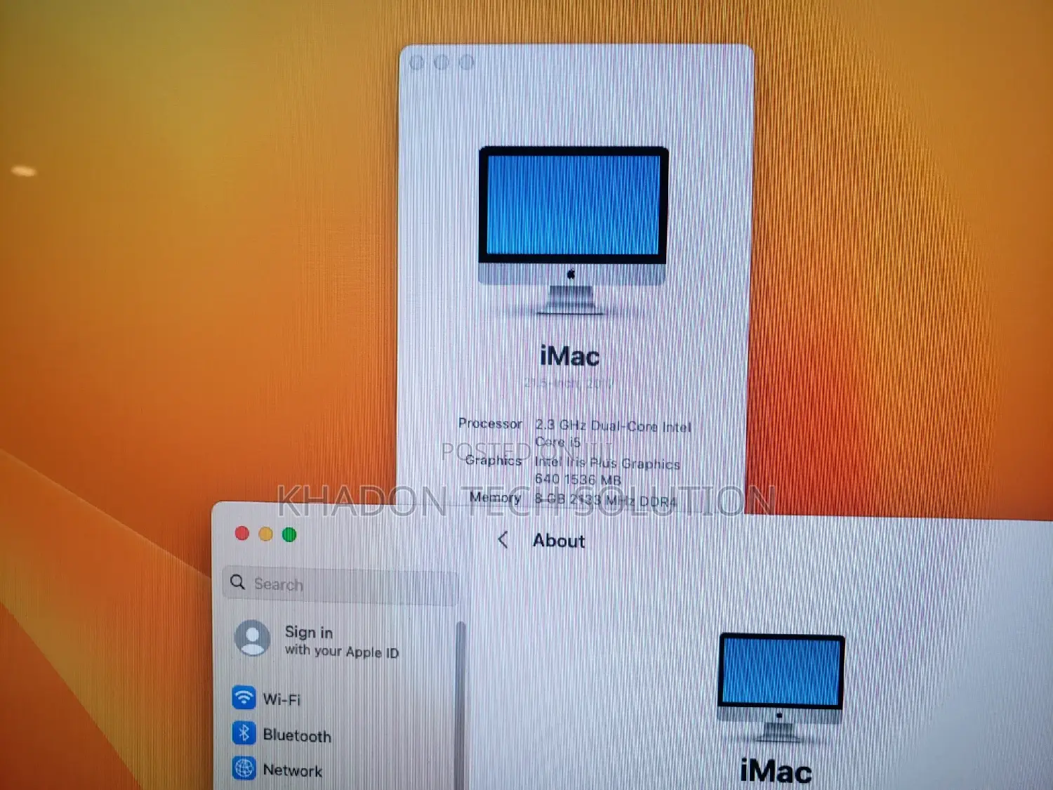 Desktop Computer Apple iMac 8GB Intel Core I5 SSD 1T