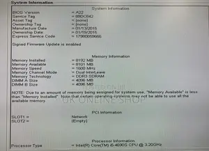 Desktop Computer Dell OptiPlex 9020 8GB Intel Core I5 SSD 128GB