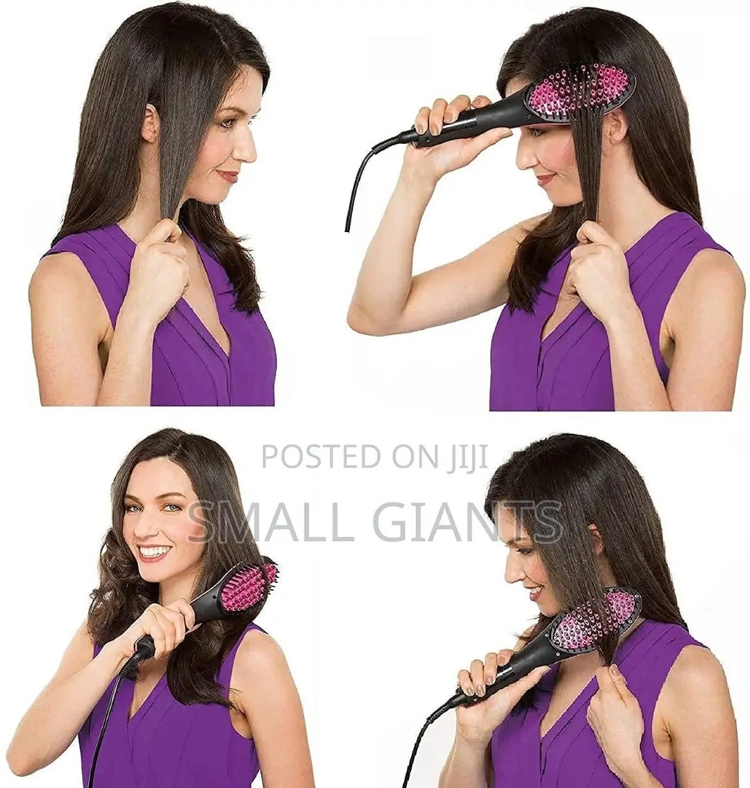 Electric Comb Brush 3 in 1 Ceramic Fast Hair Straightener