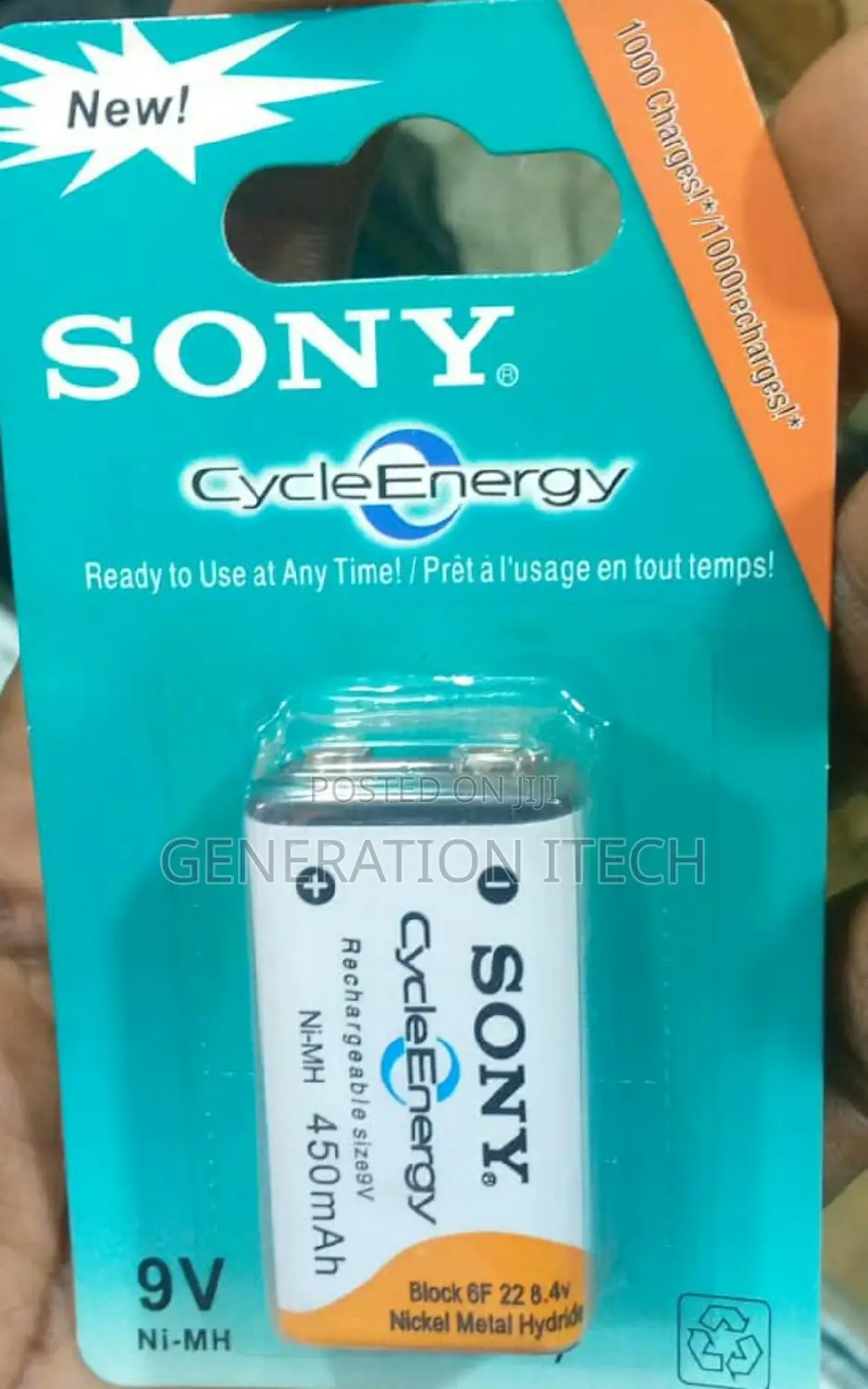 Sony 9v Rechargeable Battery