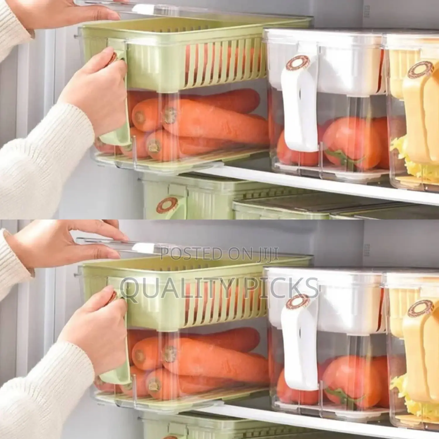Plastic Refrigerator Storage Containers