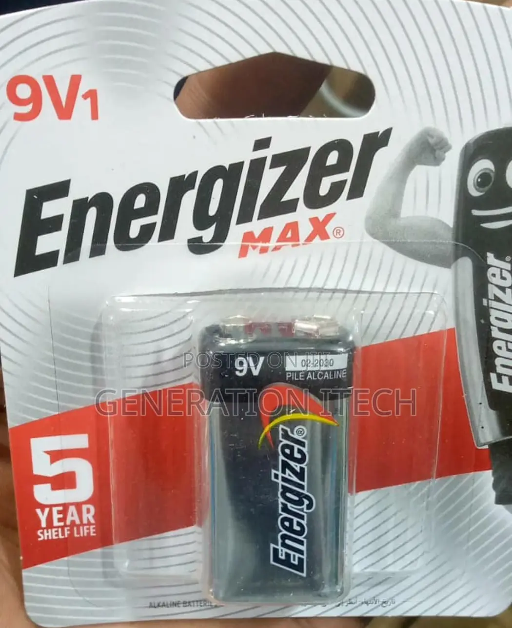 9v Energizer Batteries Alkaline