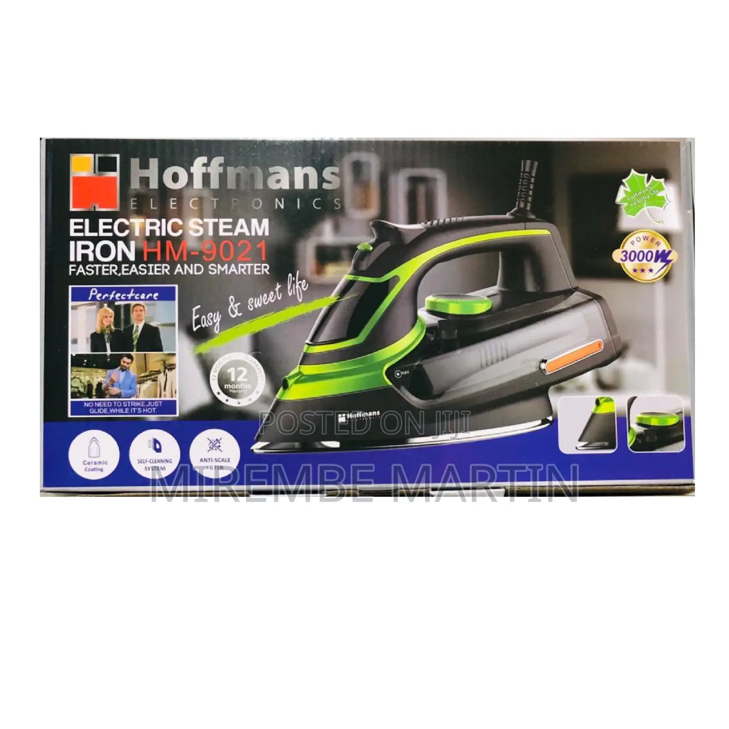 Electric Hoffman Steam Iron.