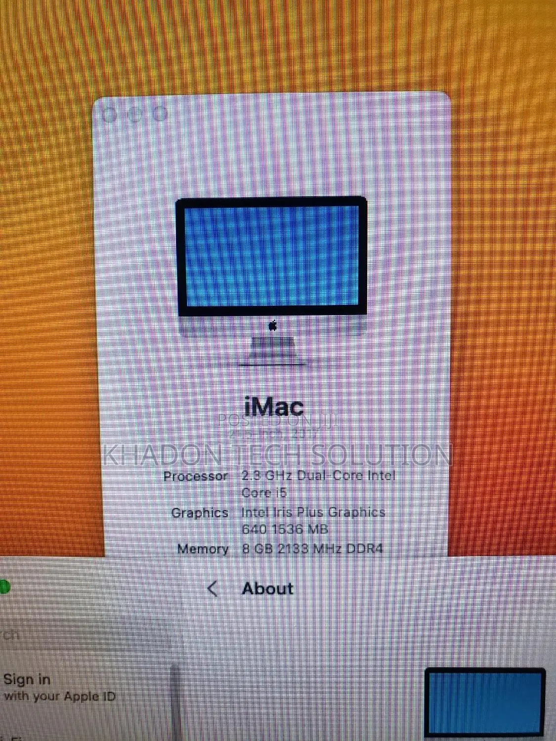 Desktop Computer Apple iMac 8GB Intel Core I5 SSD 1T