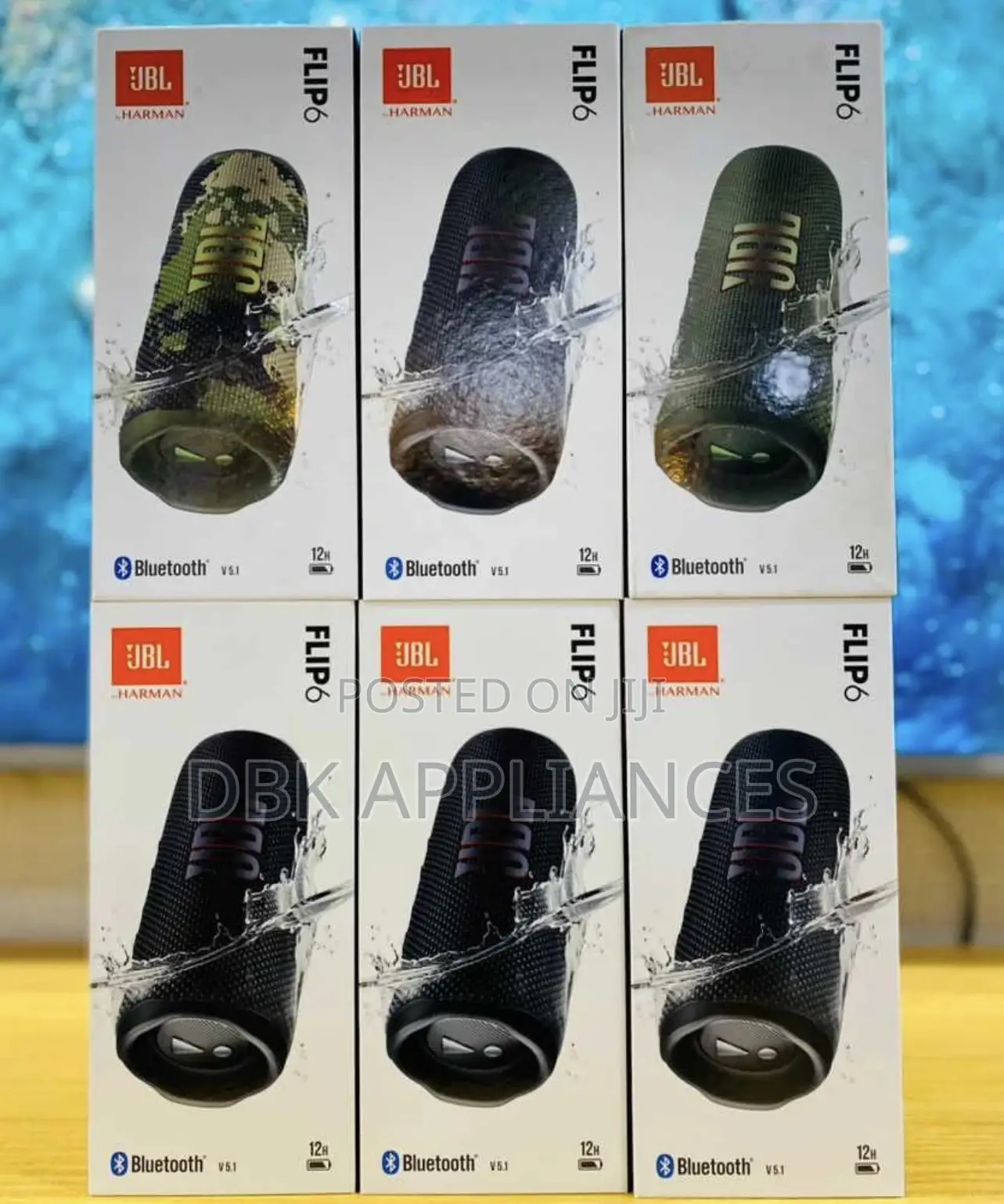 Original JBL Flip6 Bluetooth Speakers Authentic