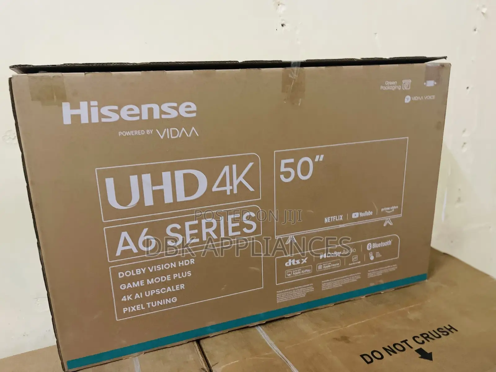 Hisense 50inch Real Uhd Smart TVS Authentic
