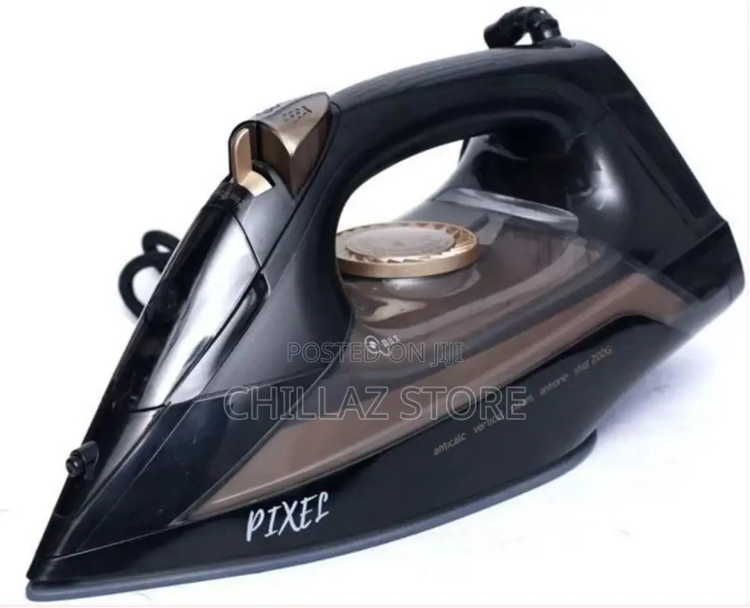 Pixel Steam Flat Dry Iron – Black