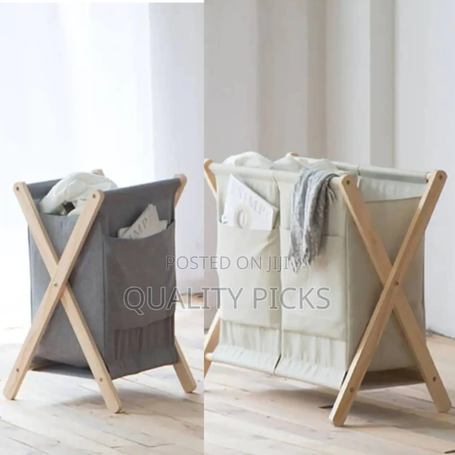 Folding Clothes Laundry Basket