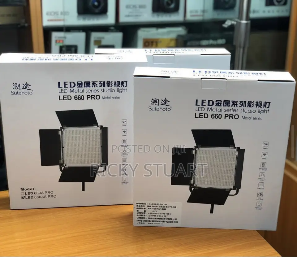 Sutefoto Led 600 Pro Video Light